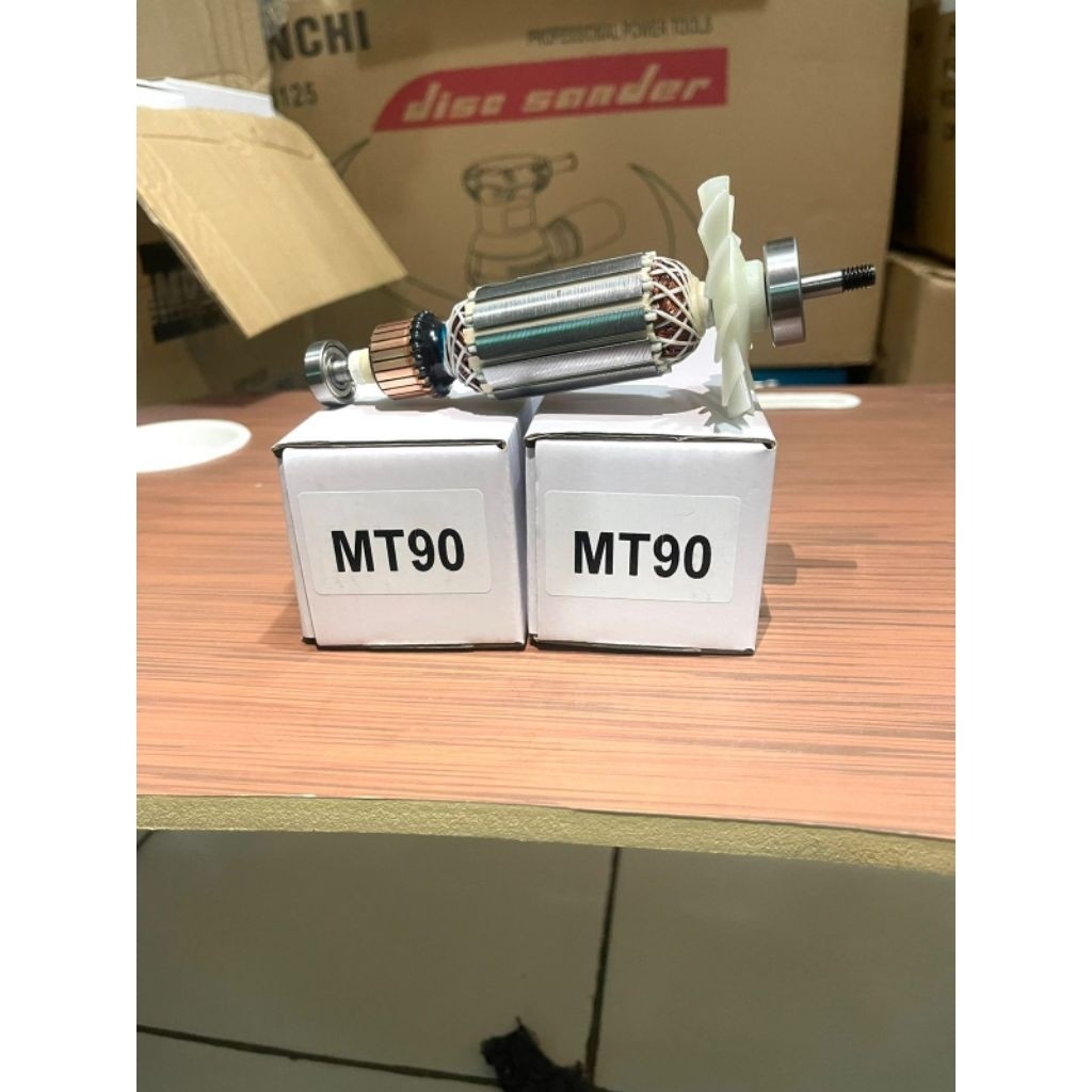 SIXSHOP Armature Gerinda Makita Maktec MT90/MT91 Angker Rotor For Gerinda Maktec Makita MT90 MT91 M0
