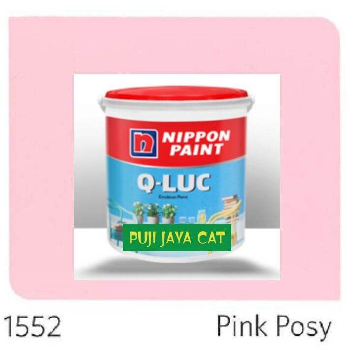 Q Luc 1552  Pink Posy 4.5kg (1gln) Cat tembok Nippon paint