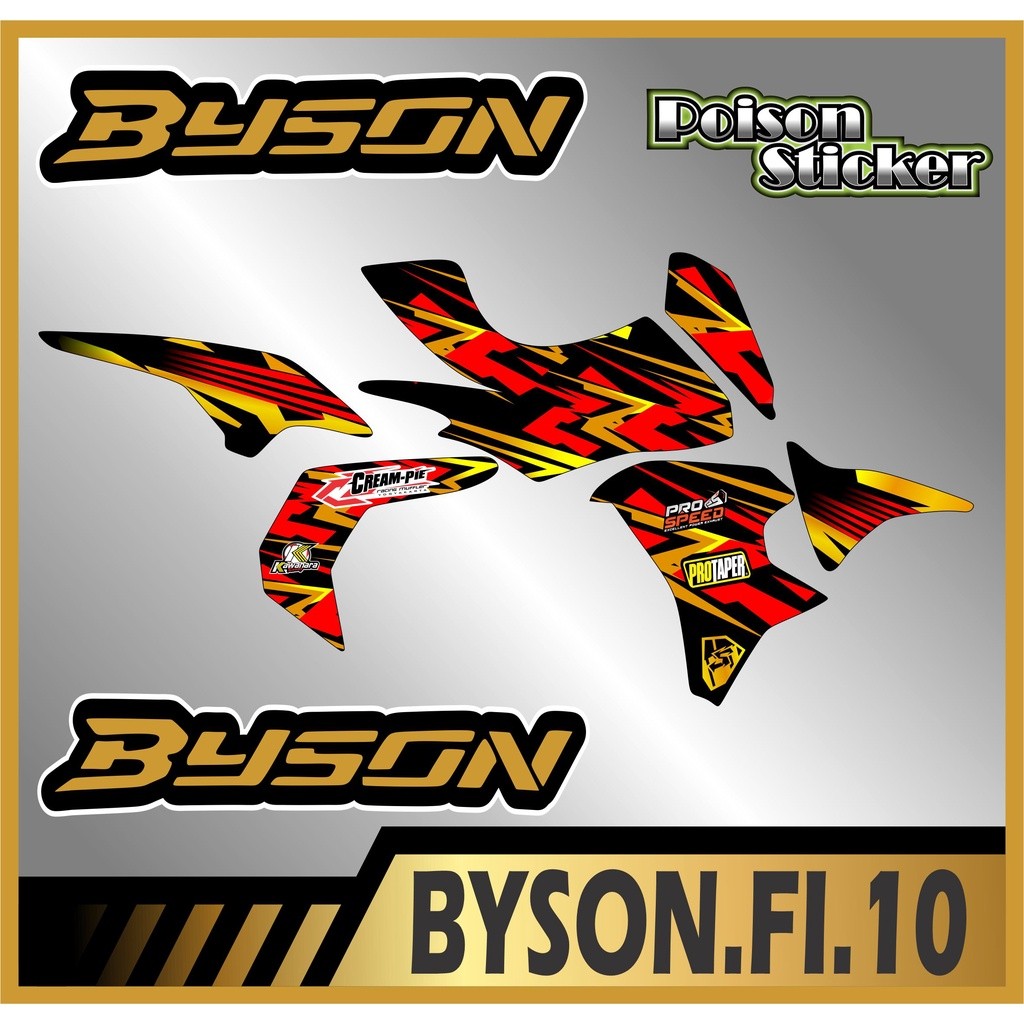 STRIPING STICKER BYSON FI STIKER BYSON FI NEW STICKER LIS LIST BYSON FI CODE 10