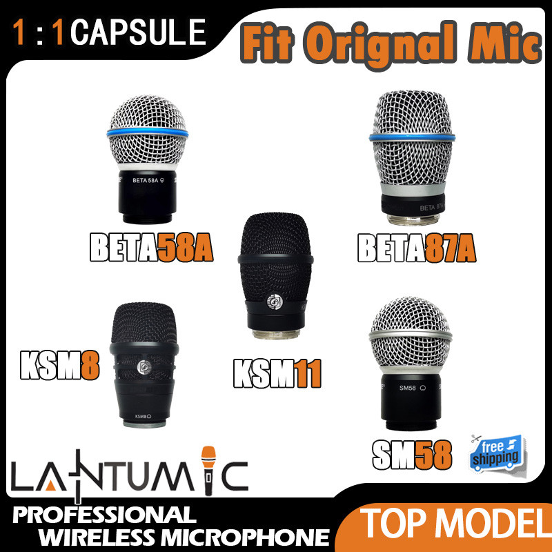 Micro Original Condensor KSM11 Beta87A Beta58A KSM8 Wireless Capsule Microphone Fit Shure Handheld C