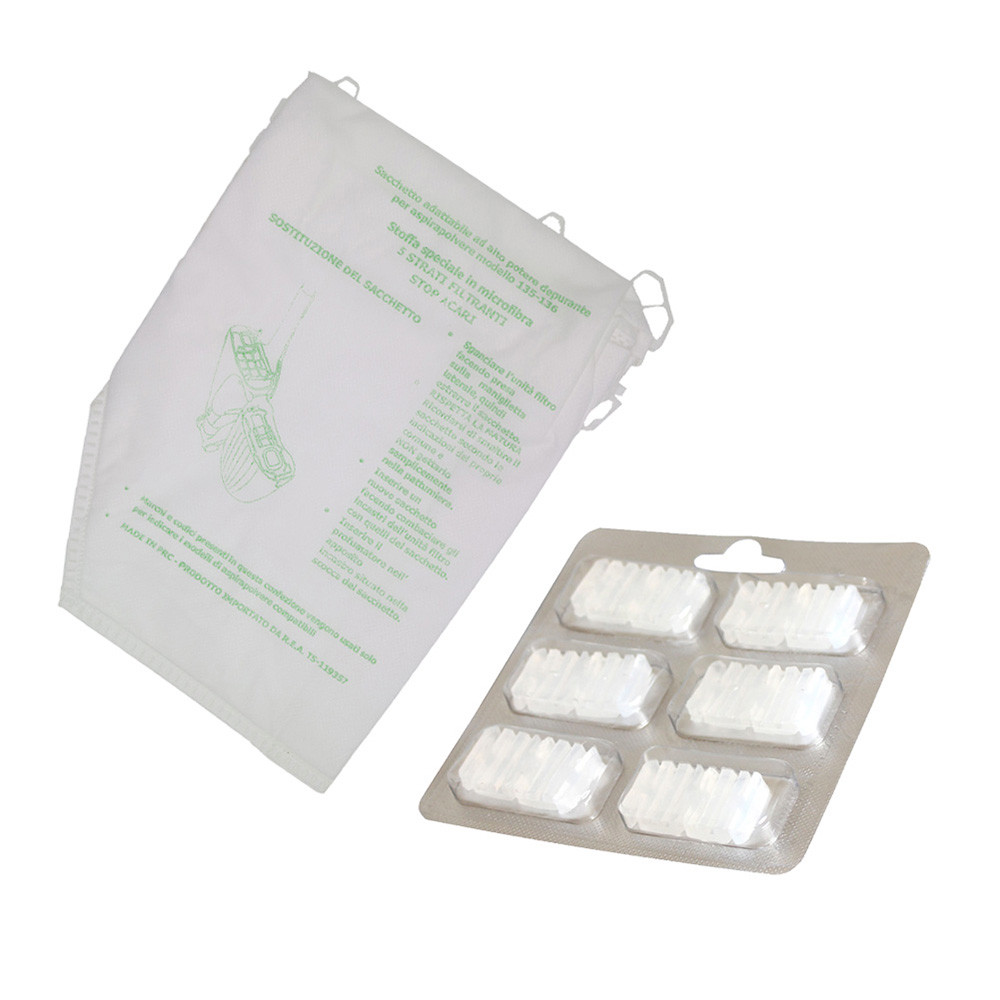 Freshener + Dust Bags for Vorwerk VK135 VK136 FP135 FP136 Kobold135 Kobold136 VK369 Vacuum Cleaner A