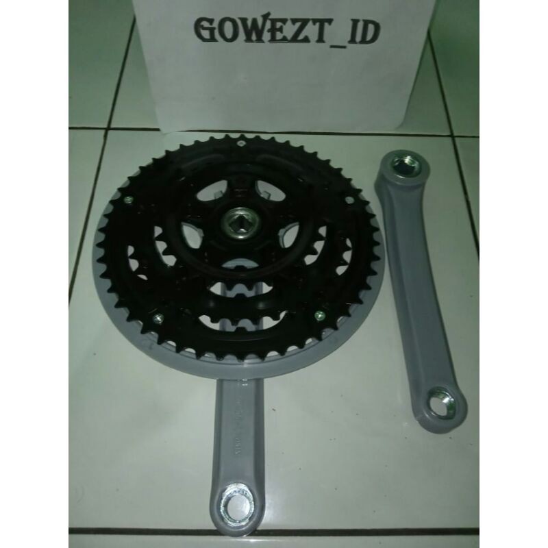 READY Gear Gir Crank Set Susun GENIO Sepeda 3 Susun Speed As Besar MTB | High Quality