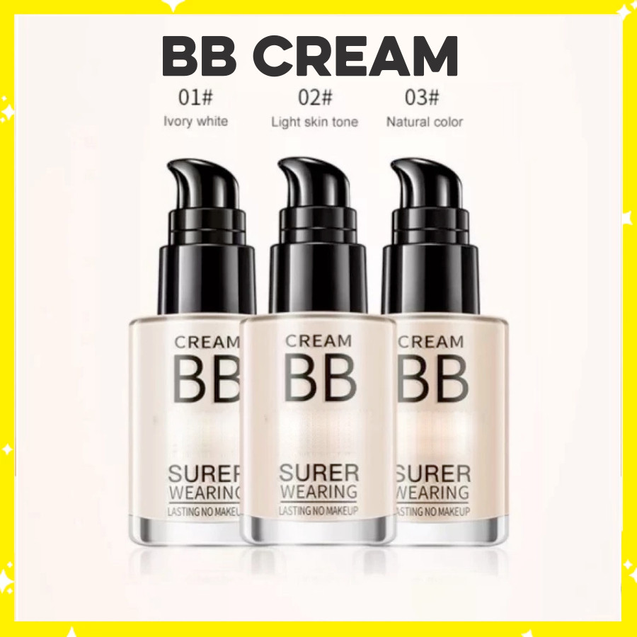 Makeup Base Foundation Liquid Normal BB Cream Moisturizing Tahan Lama - LA050 1001
