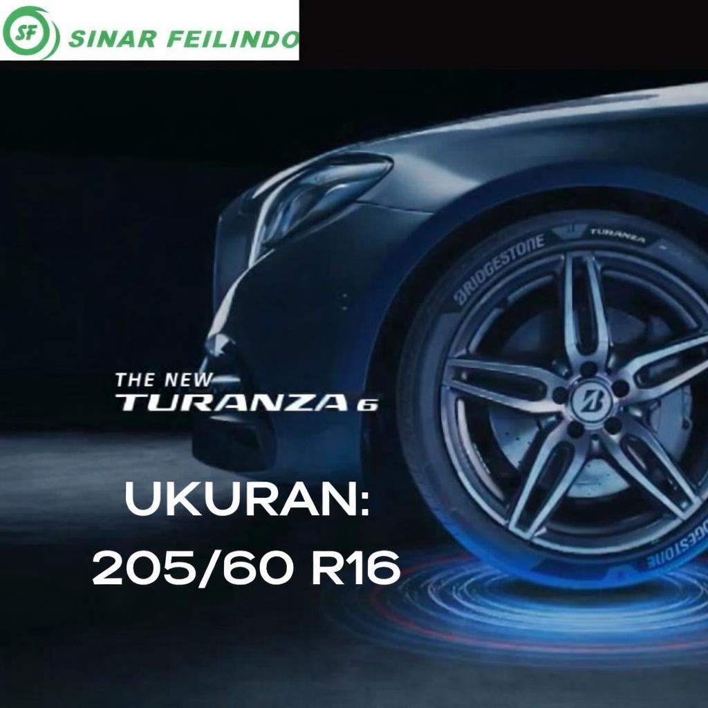 Ban Mobil Bridgestone TURANZA 6 205/60 R16