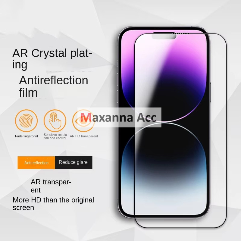 [MAXANNA] [ iPhone 16 / 16e / 16 Pro / 16 Pro Max ] Screen Protector Anti Reflection (AR) / Anti Gor