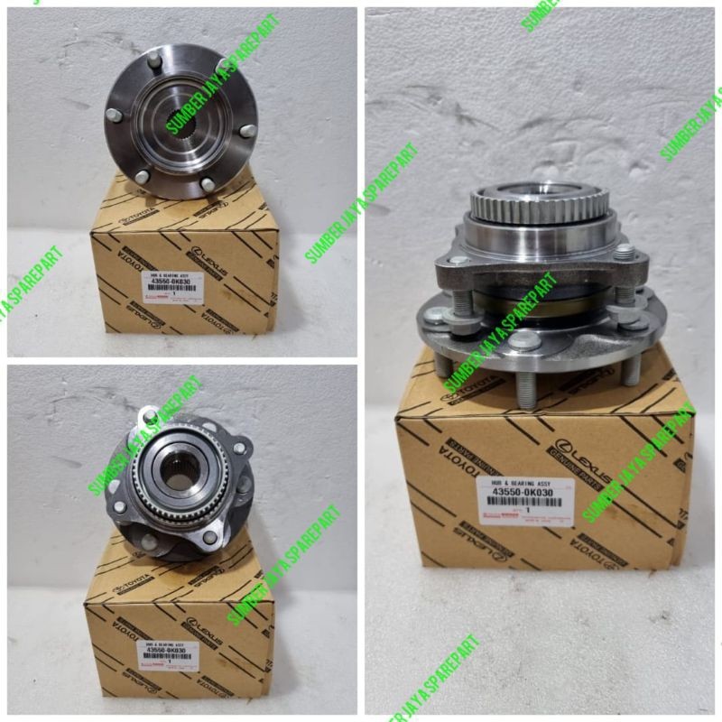 bearing roda depan komplit Hilux Vigo / nap roda depan Hilux Vigo