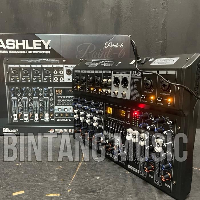 mixer ashley point 6 original 6 channel Ashley Point6