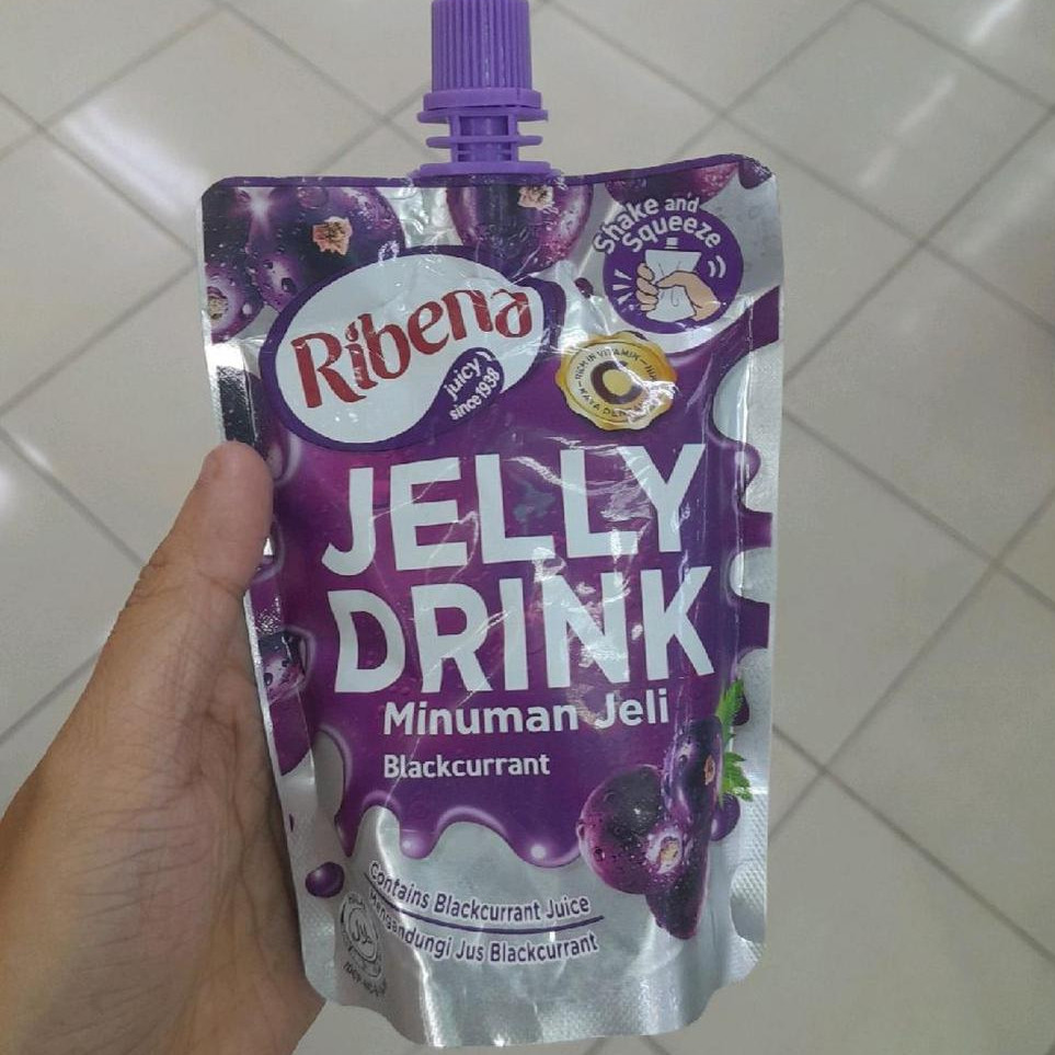 Ribena Jelly Drink Minuman Jeli Blackcurrant 160ml