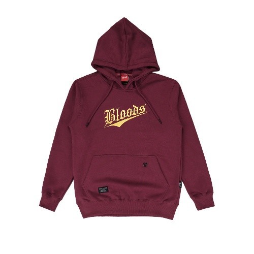 Bloods Sweater Hoodie Jackle Maroon