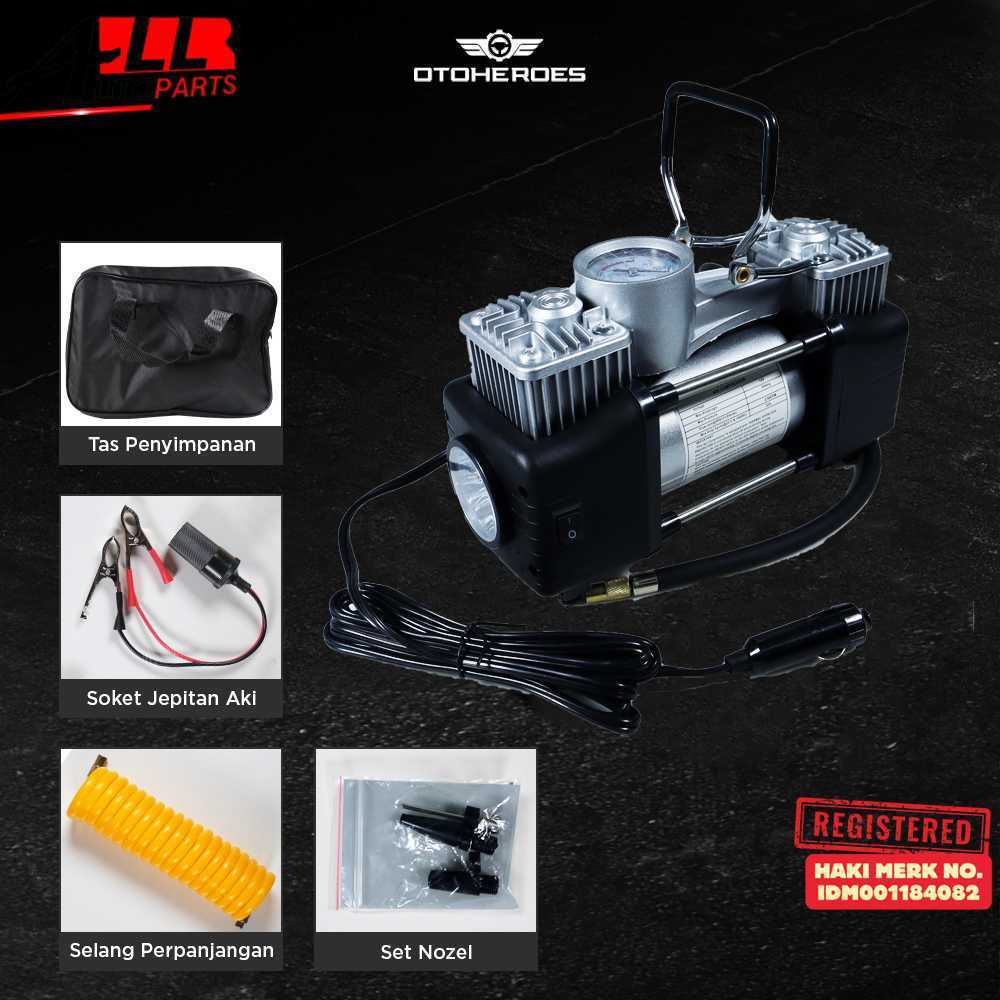 Pompa Ban Elektrik Portable Air Compressor DC 12V 150 PSI