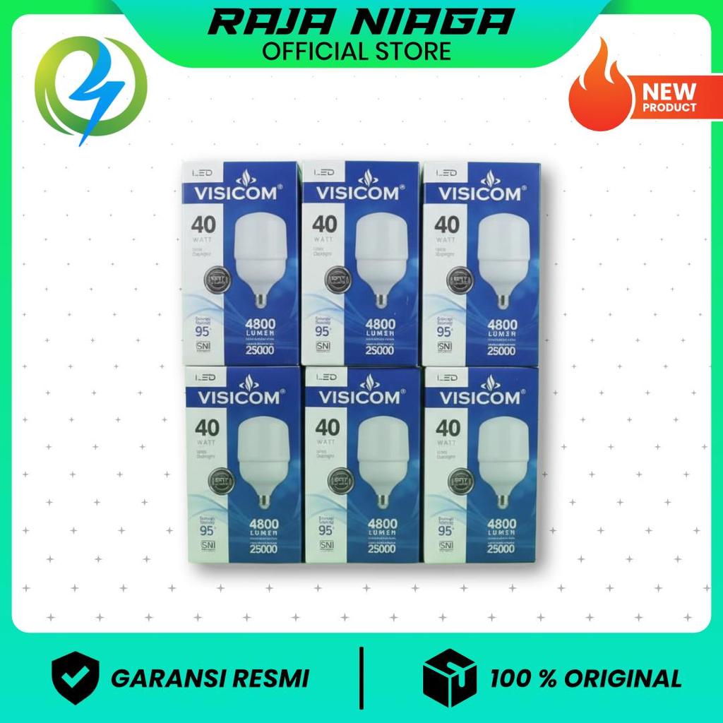 LAMPU LED SMART VISICOM 40 WATT JUMBO CAHAYA PUTIH