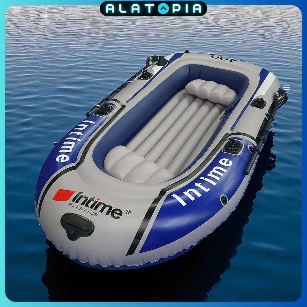 INTIME 400 Perahu Karet Mancing Inflatable Fishing Boat 4 Person - YT-099