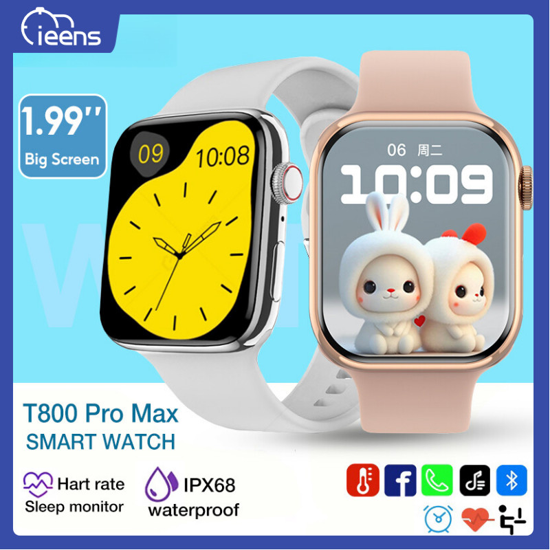 T800 Pro Max IWO13 PRO Smartwatch Series 8 Bluetooth Call Smart Watch Heart Rate Sleep Monitor Fitne