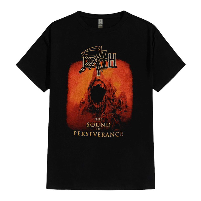 (COD) T-SHIRT / KAOS BAND OFFICIAL DEATH - THE SOUND OF PERSEVERANCE