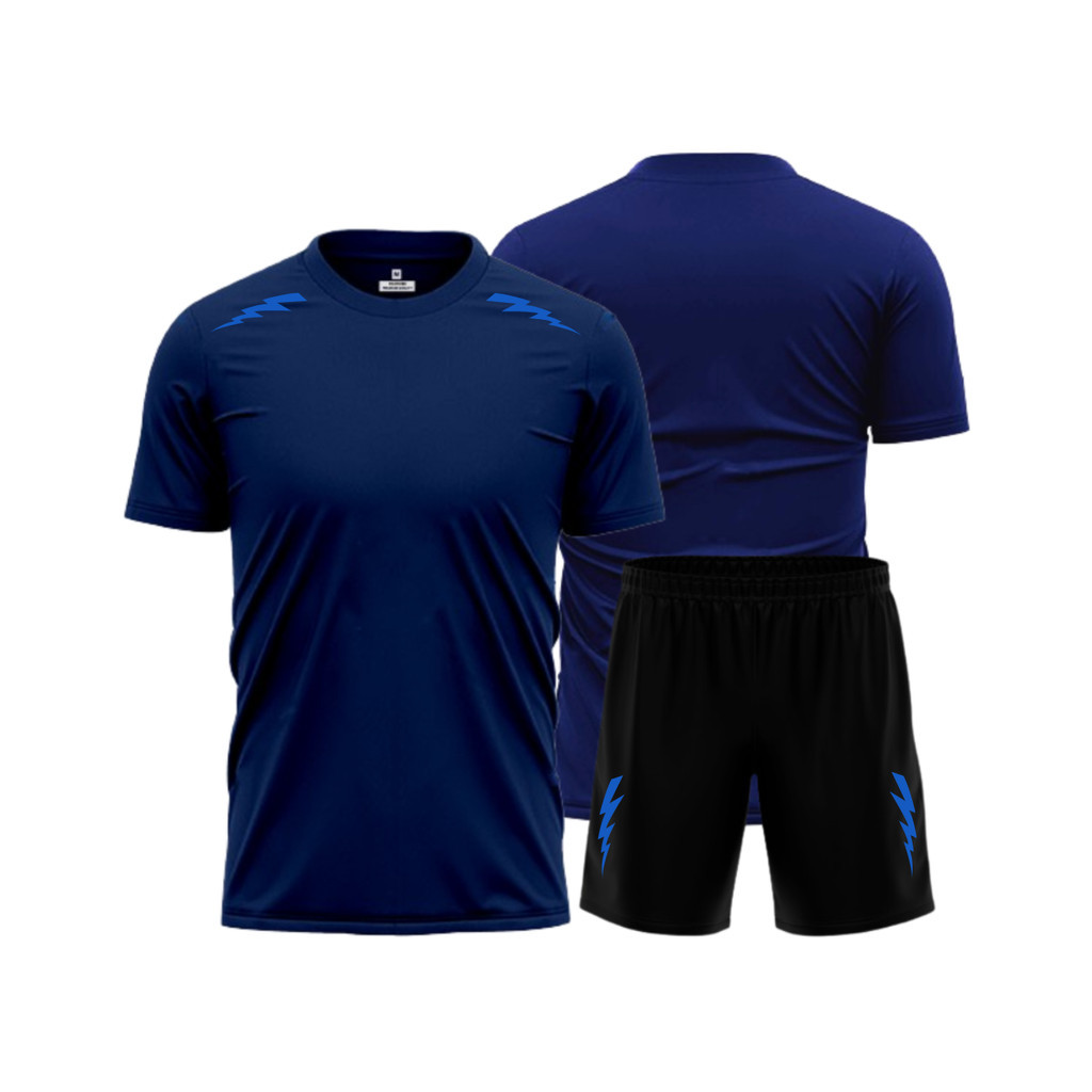 Set olahraga Polos jersey Dri Fit Milano / Setelan Seragam Baju Celana Sepak Bola Futsal SET PL017