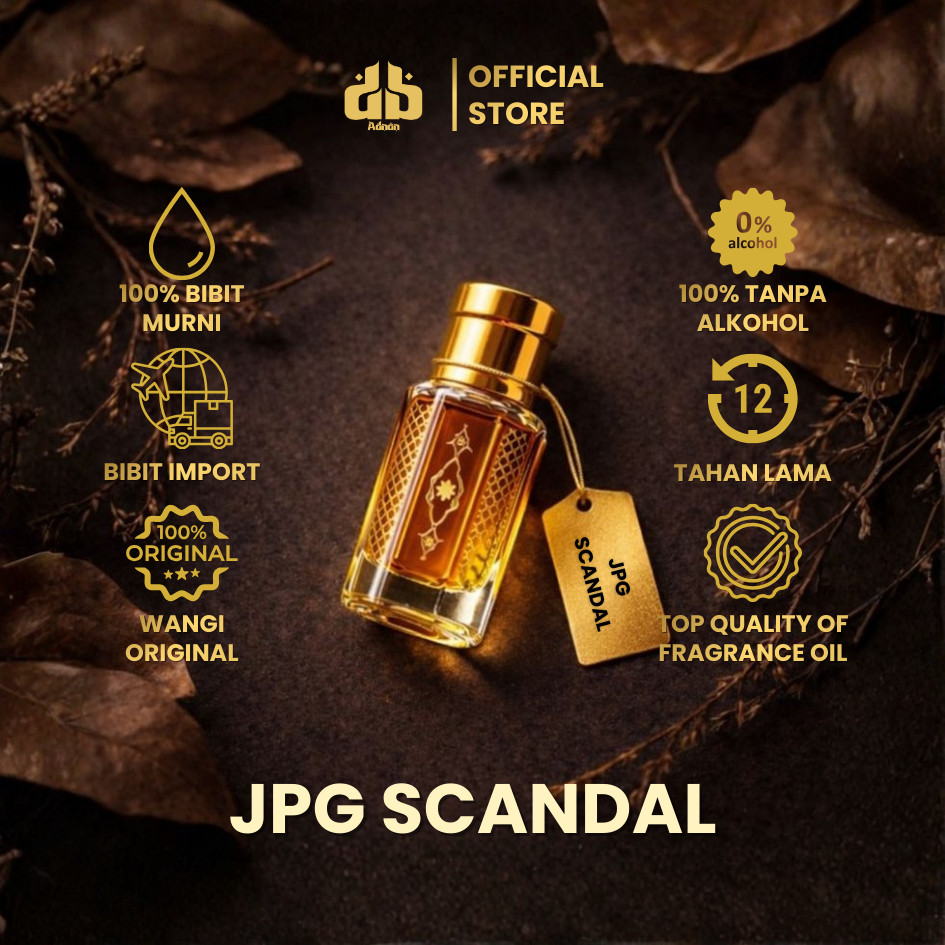 Parfum JPG SCANDAL Murni Tahan Lama Extrait De Parfum Non Alkohol