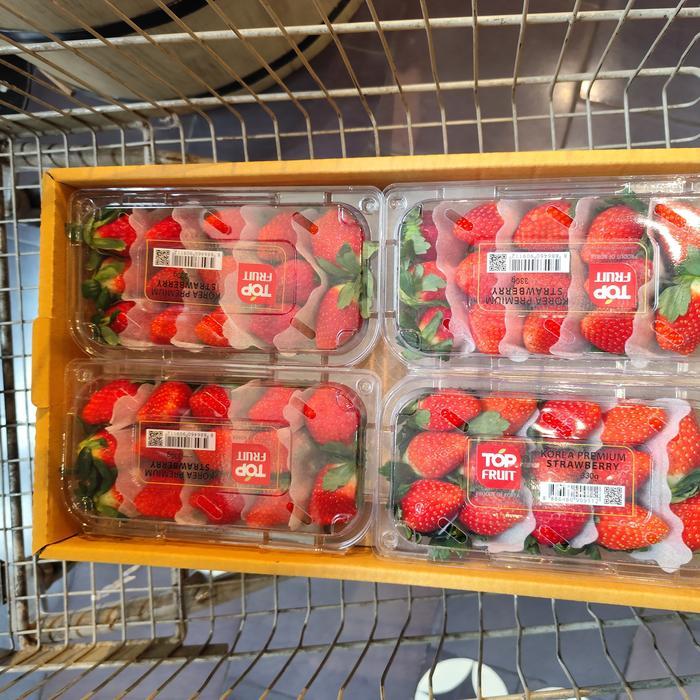 Strawberry jumbo korea 330 grm promo | strawberry korea manis jumbo