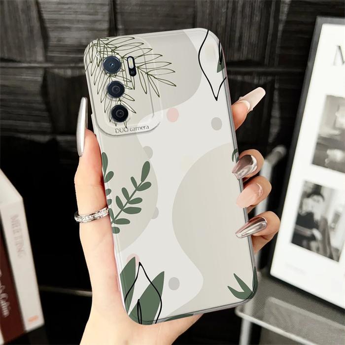 Case COMPATIBLE FOR Oppo A16 A16s A54s - Motif Daun - Silikon Cewek - Procamera - 1, 0PPO A16