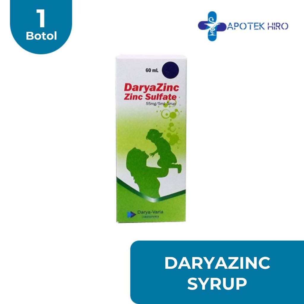 DARYAZINC SYRUP 60 ML - ZINC SULFATE