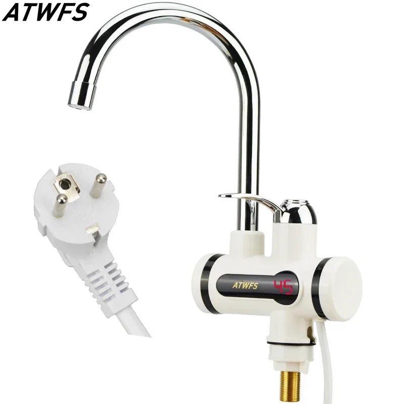 Electric Kitchen Water Heater Tap Instant Hot Water Faucet Heater Cold Heating Faucet Tankless Insta