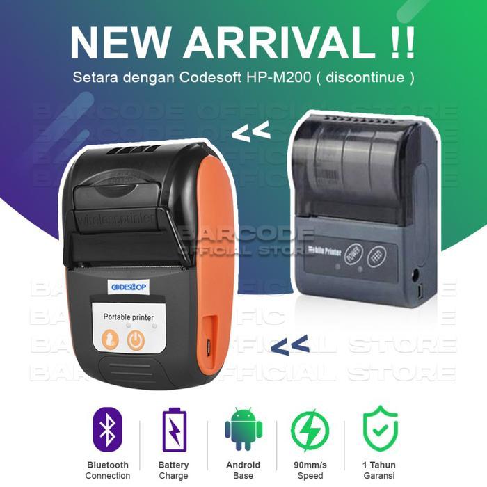 Printer Kasir/PPOB Thermal - Codesoft HP-M200 Android (USB+Bluetooth)