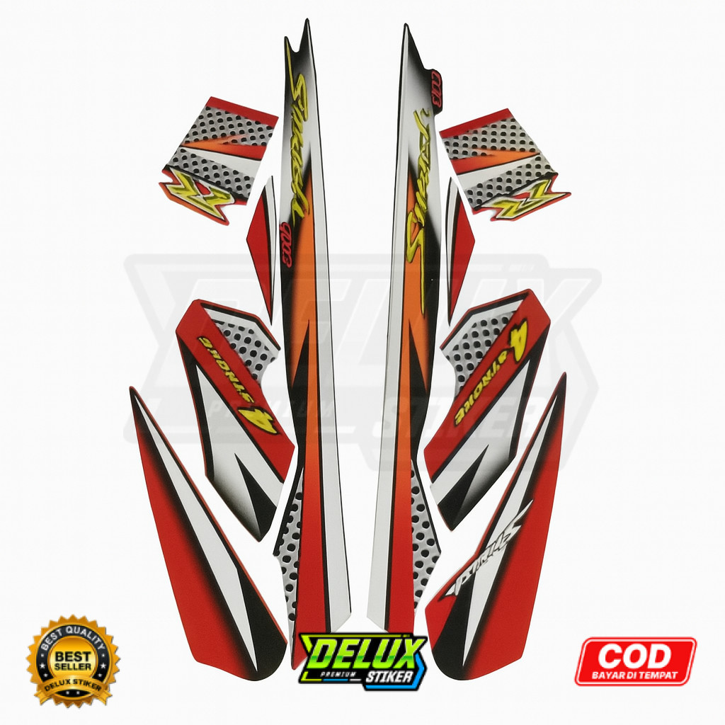 STIKER STRIPING LIS SUZUKI SMASH 110R  2006