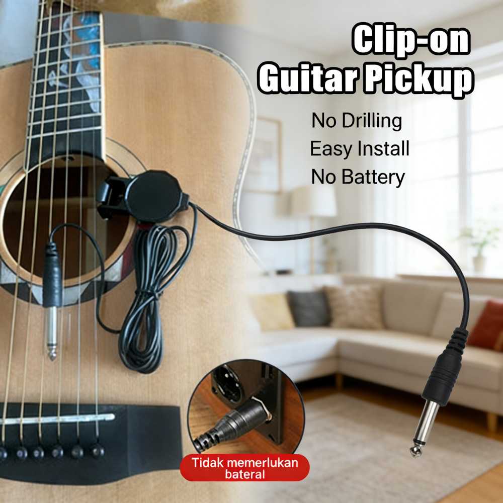 Pick-up Akustik gitar Clip-on spul Spul Pick Up tempel gitar acoustic/ Pick Up / Sepul Pick Up