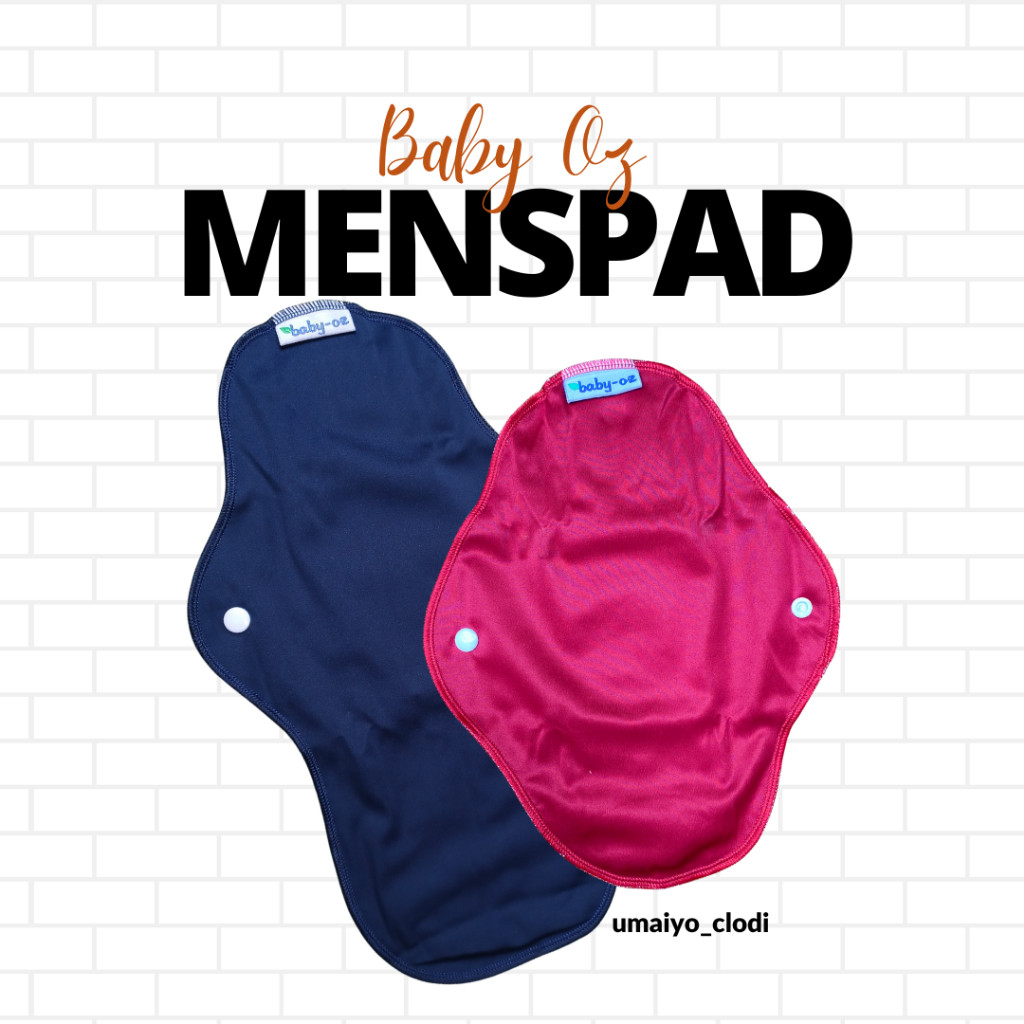 Menspad Polos | Pembalut Wanita Cuci Ulang | Pembalut Kain Sehat