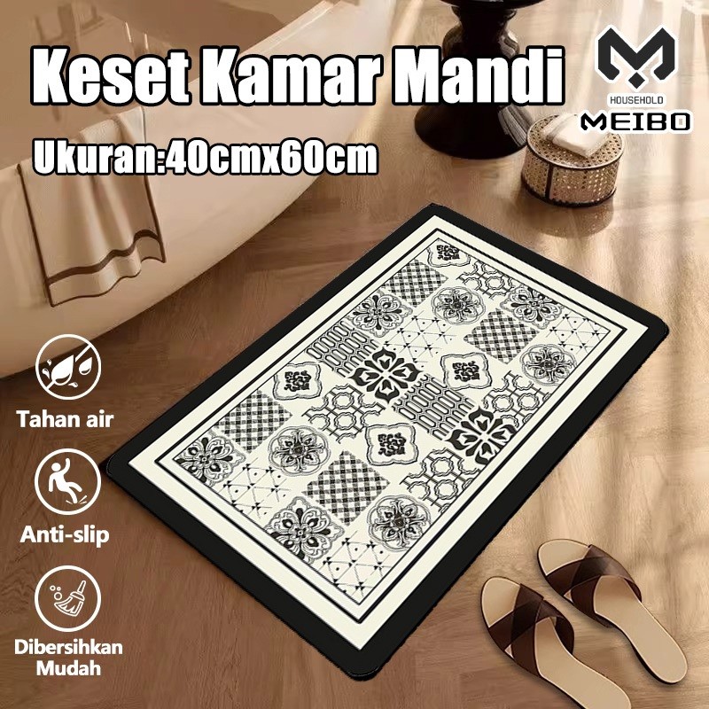 IkalStore - keset Kamar Mandi Serap Air  Keset Kaki Dapur Anti Slip Keset Kamar  Menyerap Air