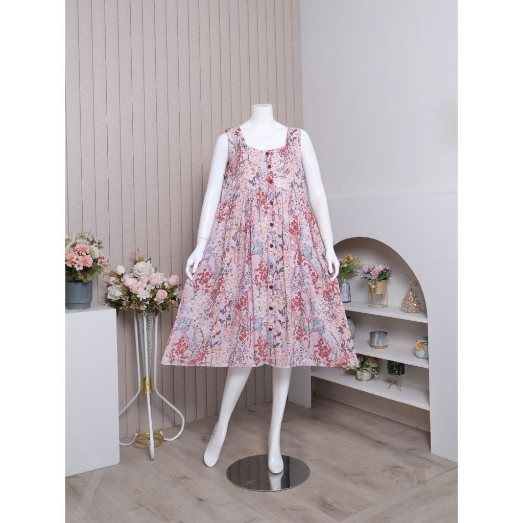 WIDHISTORE ZORAYA YAVA DRESS Rayon Premium