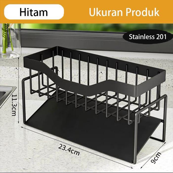 Rak Sabun Dapur Sponge Rak Cuci Piring Rak Nordic Style Anti karat Berkualitas Rak Kamar Mandi Rak S