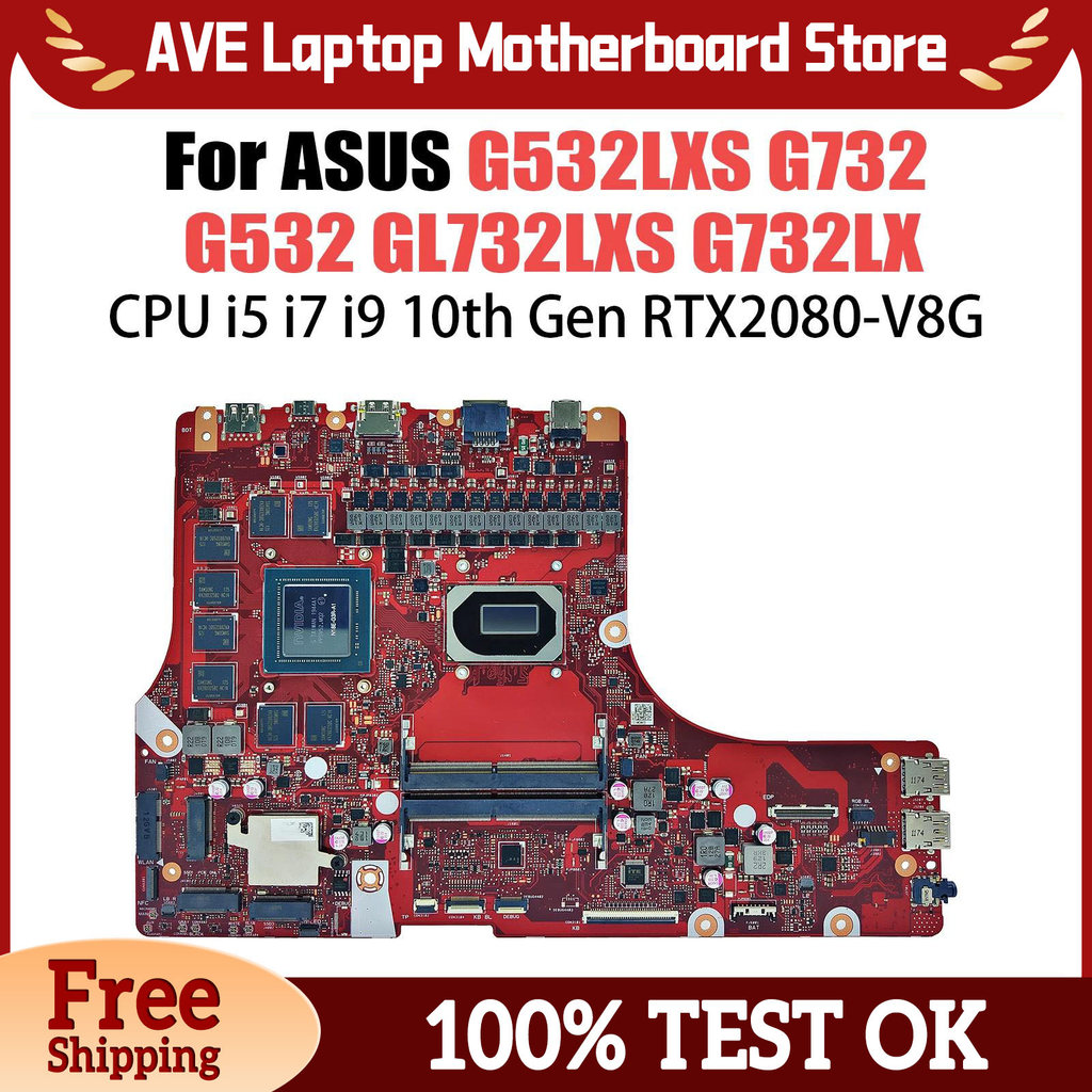 G532LWS Laptop Motherboard WI710750H RTX2060 GTX1660TI RTX2070 For ASUS ROG G532LWS G532LW G712LV G7
