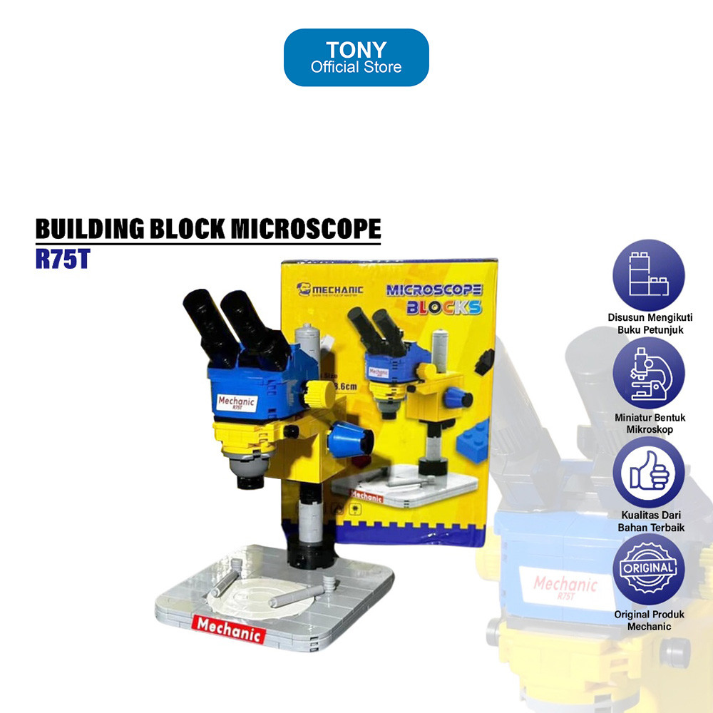 Miniatur Mikroskop MECHANIC R75T - Building Block Master Model - R75T LEGO