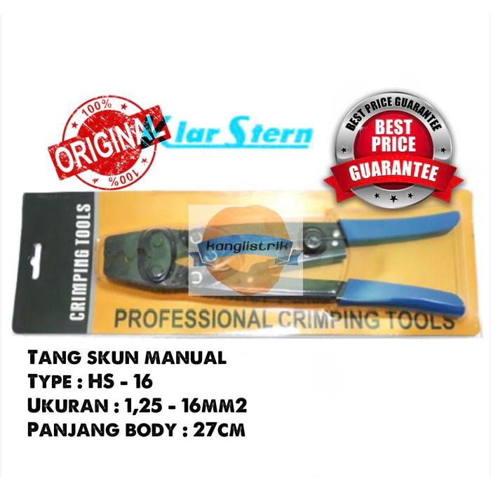 TANG SKUN KABEL PRESS HS-16 ( 1,25-16mm2 )