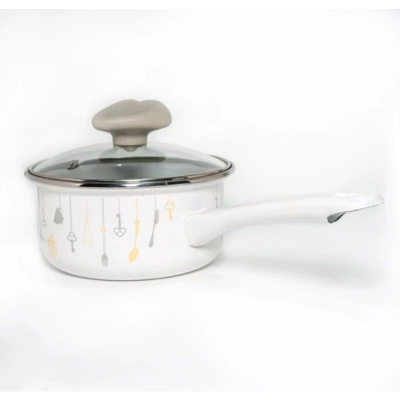Chefina Chandelier Panci Susu Enamel 16 Cm