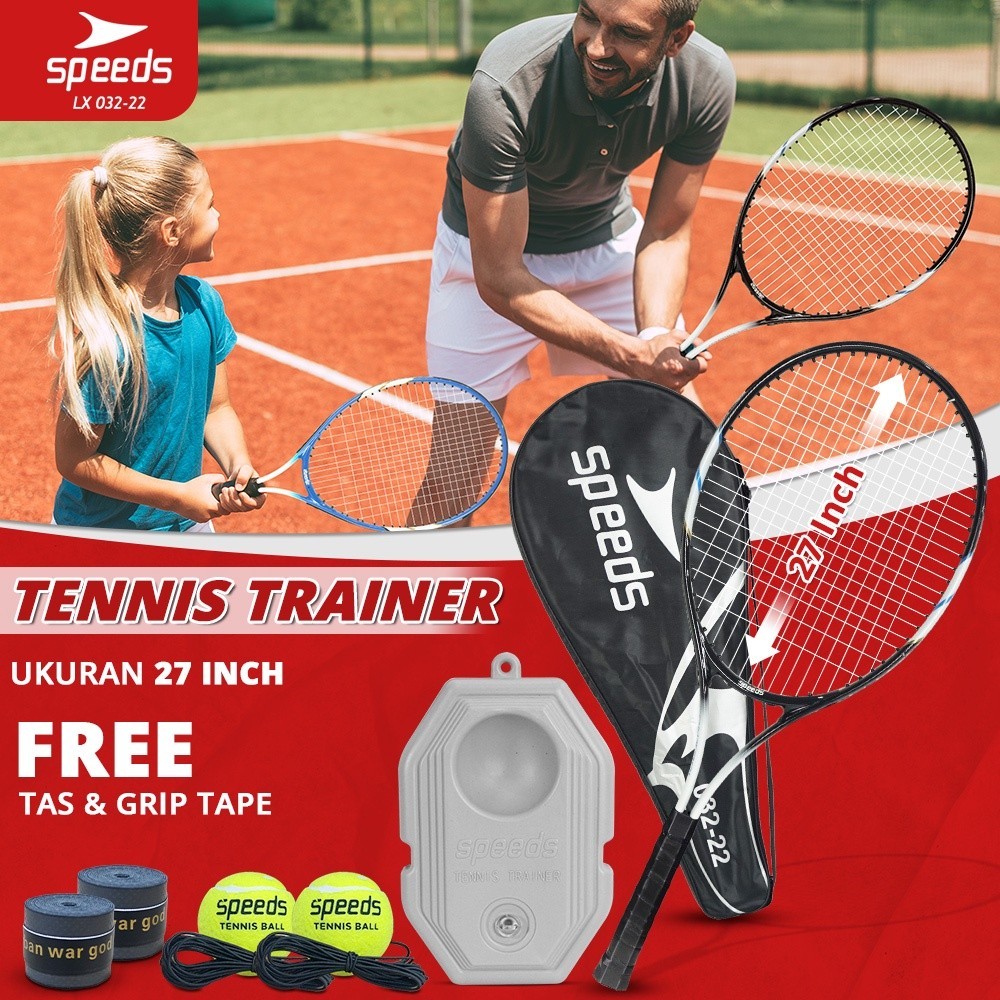 (Victory) SPEEDS Raket Tenis Tennis Racket Alat Olahraga Tenis Lapangan Tennis Trainer Dewasa Tool E
