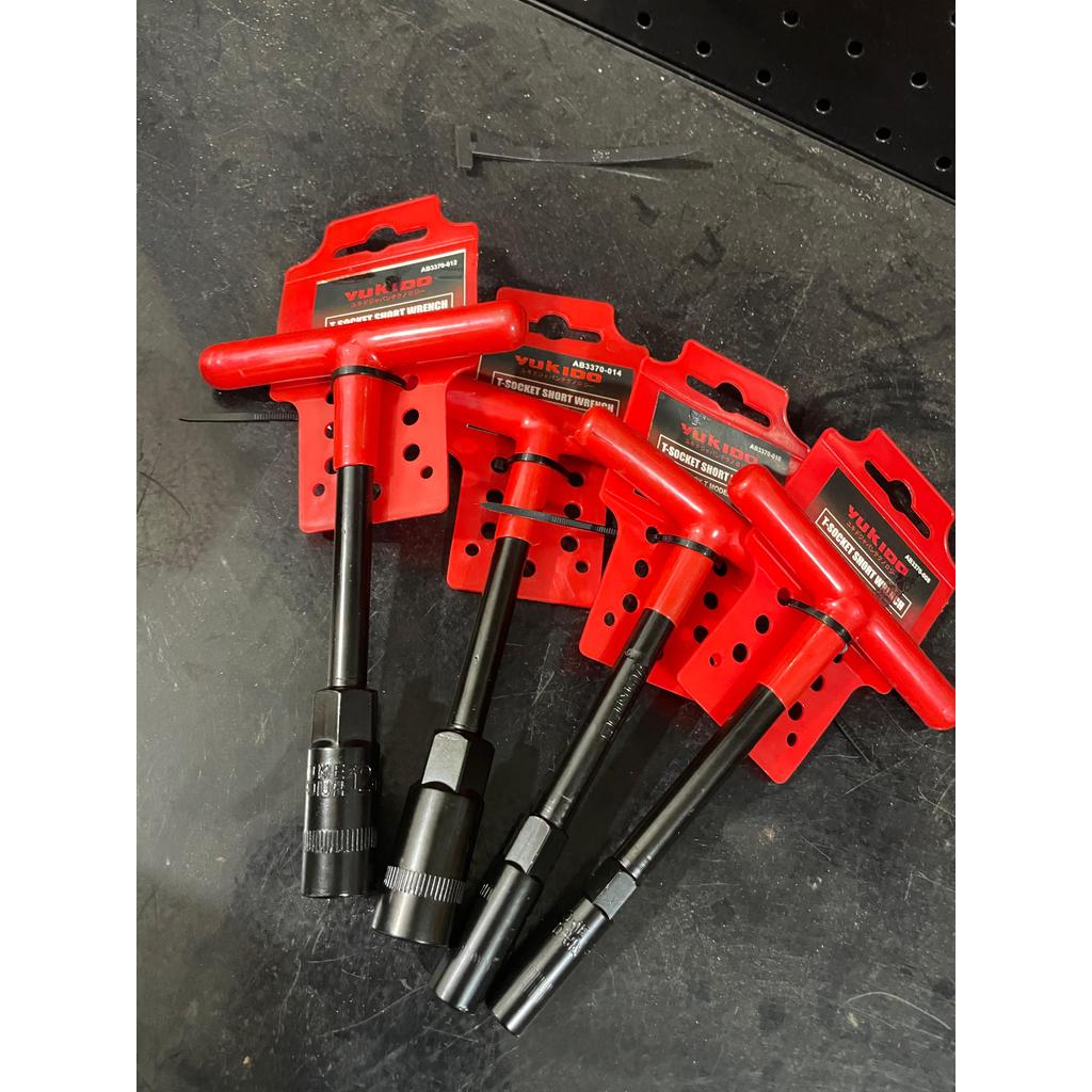 {ORIGINAL YUKIDO} Kunci T sock Sok 4PCS 8 10 12 14 mm kunci t tekiro original lengkap full SET