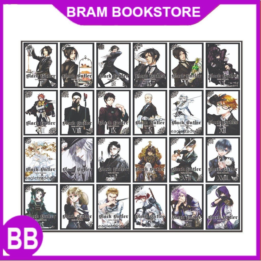 Black Butler Manga (33 Book series) (English)