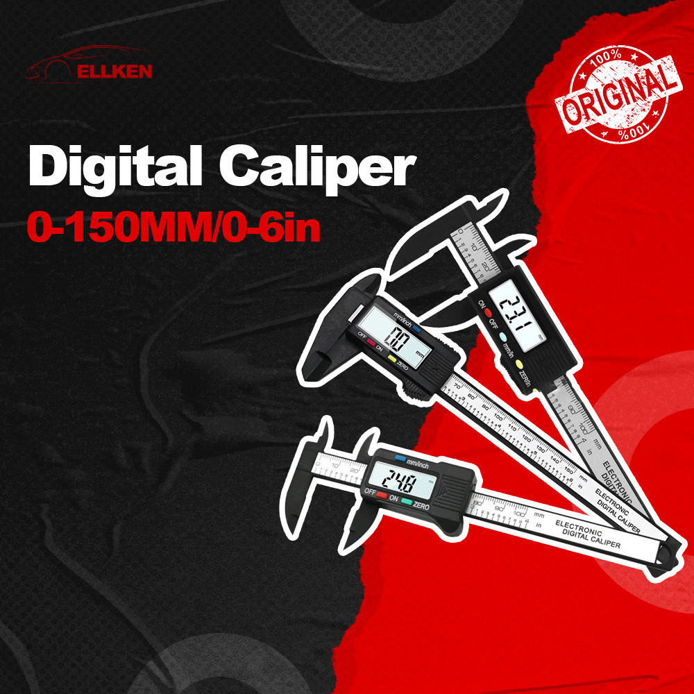 Digital Caliper Meter Jangka Digital 0-150MM Jangka Caliper Sorong Sigmat Digital LCD Screen jangka