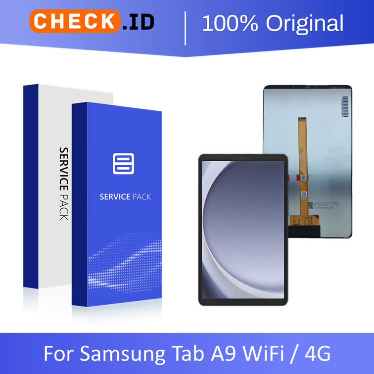 [ CHECK.ID ] LCD ONLY FOR SAMSUNG TAB A9 WiFi SM-X110 / TAB A9 LTE SM-X115 8,7" INCH ORIGINAL