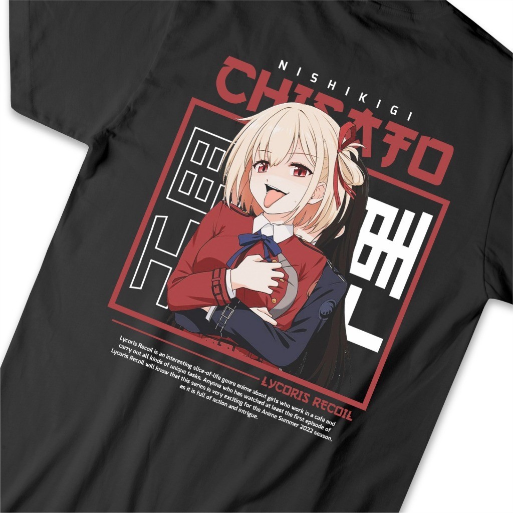 Kaos Anime Lycoris Recoil Nishigi Chisato