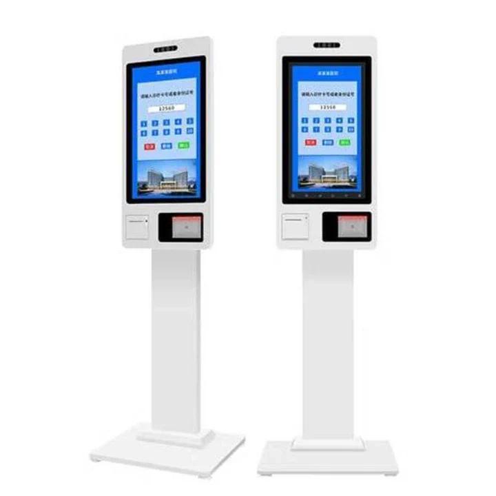 215 inch selfservice ordering machine queuing machine selfservice bill notes acceptor payment termin