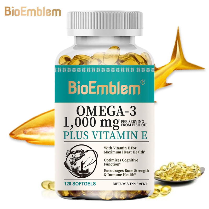 Omega 3 Fish Oil Capsules 2500 mg High in EPA DHA Good for the heart brain eyes and joints helps imp