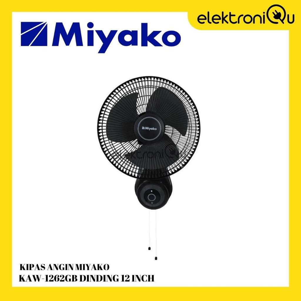 KIPAS ANGIN MIYAKO KAW-1262GB 12 INCH / KIPAS ANGIN DINDING