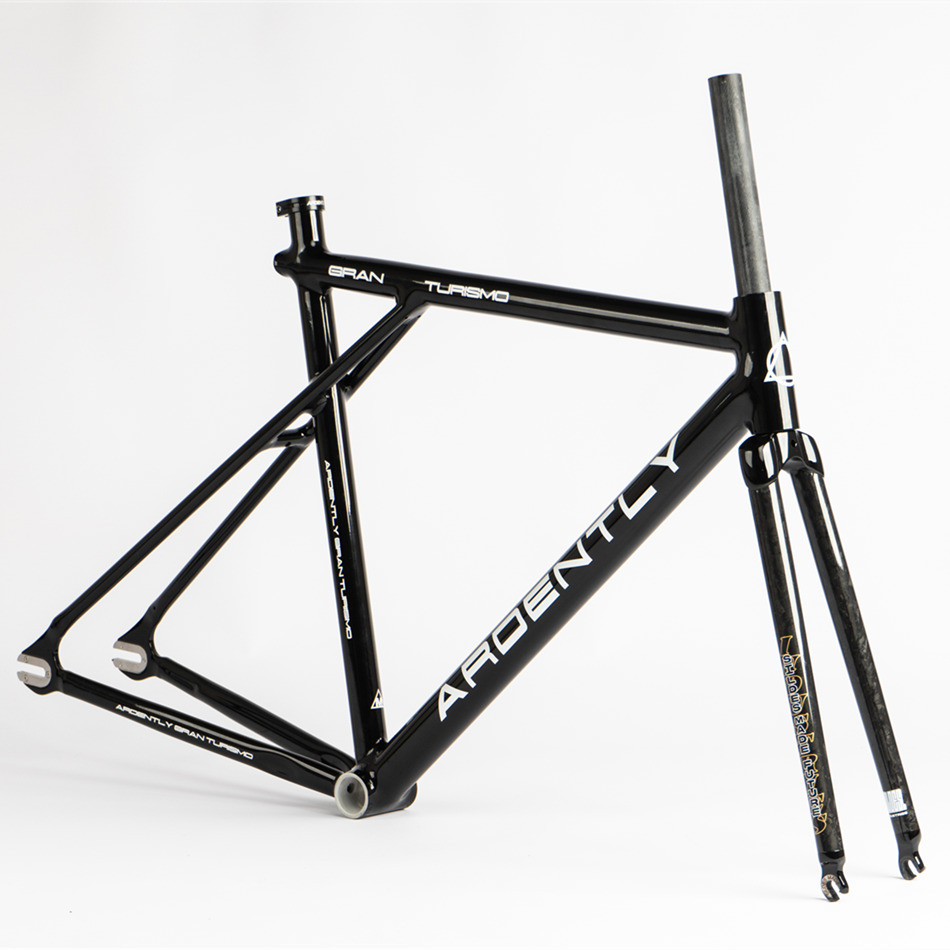 Ardently GT Frameset, 700C Track Fixie Bike 6069 Aluminum Frame with Full Carbon Fork,53CM 55CM 57CM