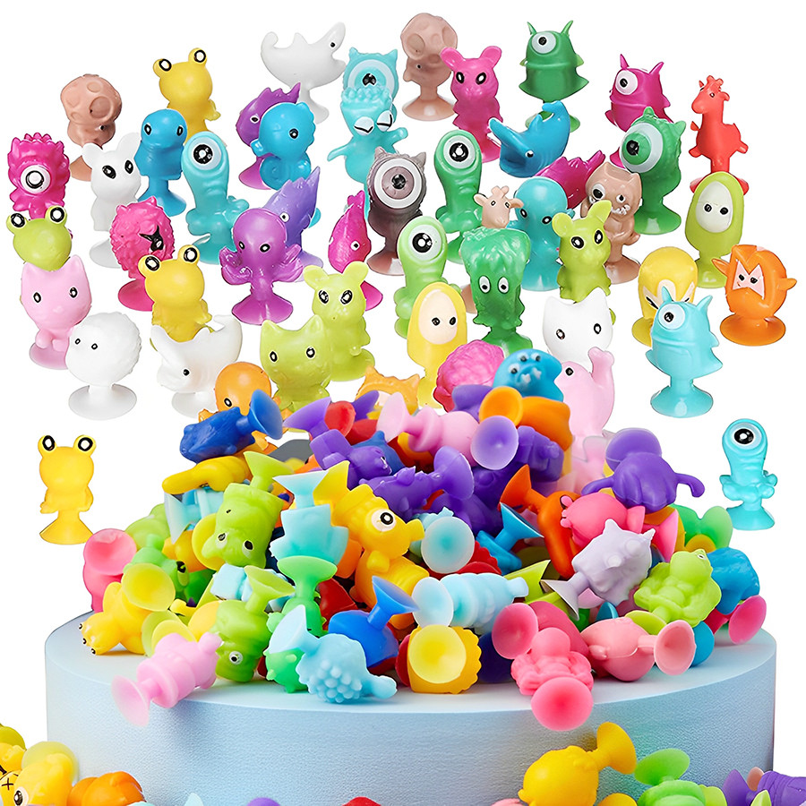 15-50pcs 2.5cm Mini Suction Cup Monster Doll More than 100+ Styles Random Ship Cartoon Doll Creative