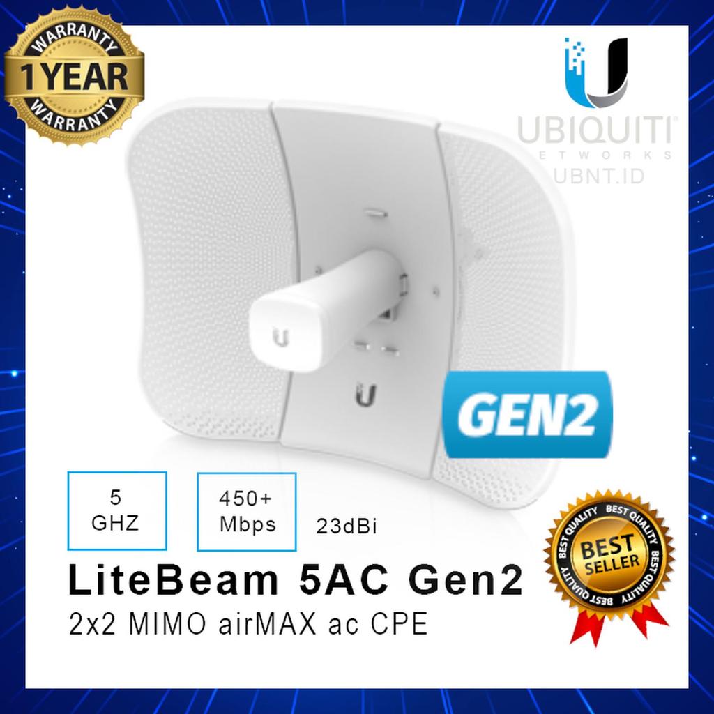 Ubiquiti LBE-5AC-Gen2 Litebeam 5AC Gen2 LBE 5AC Gen2 Access Point Outdoor 5Ghz M