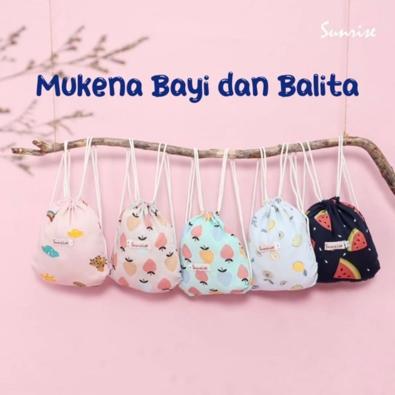 ASMARA Mukena BALITA Rayon Premium [UMUR 0 - 5 TAHUN] Couple Ibu  | Mukena Bayi Balita Batita Mukena