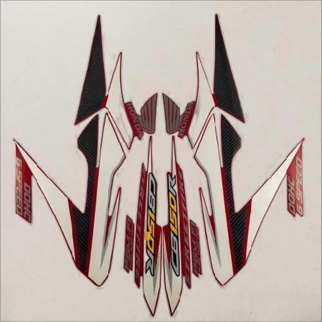 STIKER STRIPING LES LIST BODY MOTOR HONDA CB150R CB150 R CB 150 R 2014 2015 MERAH