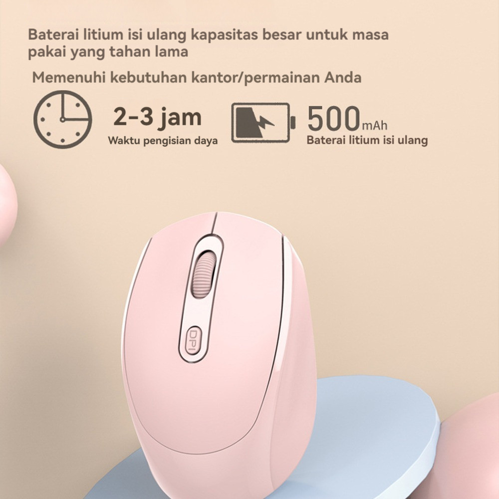Nirkabel Bluetooth Mouse Nirkabel Senyap Mouse Bluetooth Mouse Click  Mouse Mouse Silent